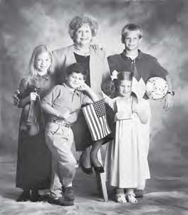 Marilyn Wray and her family