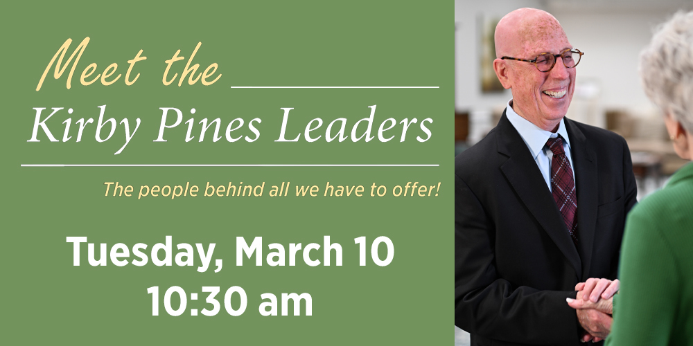 Kirby Pines Meet the Leaders Event