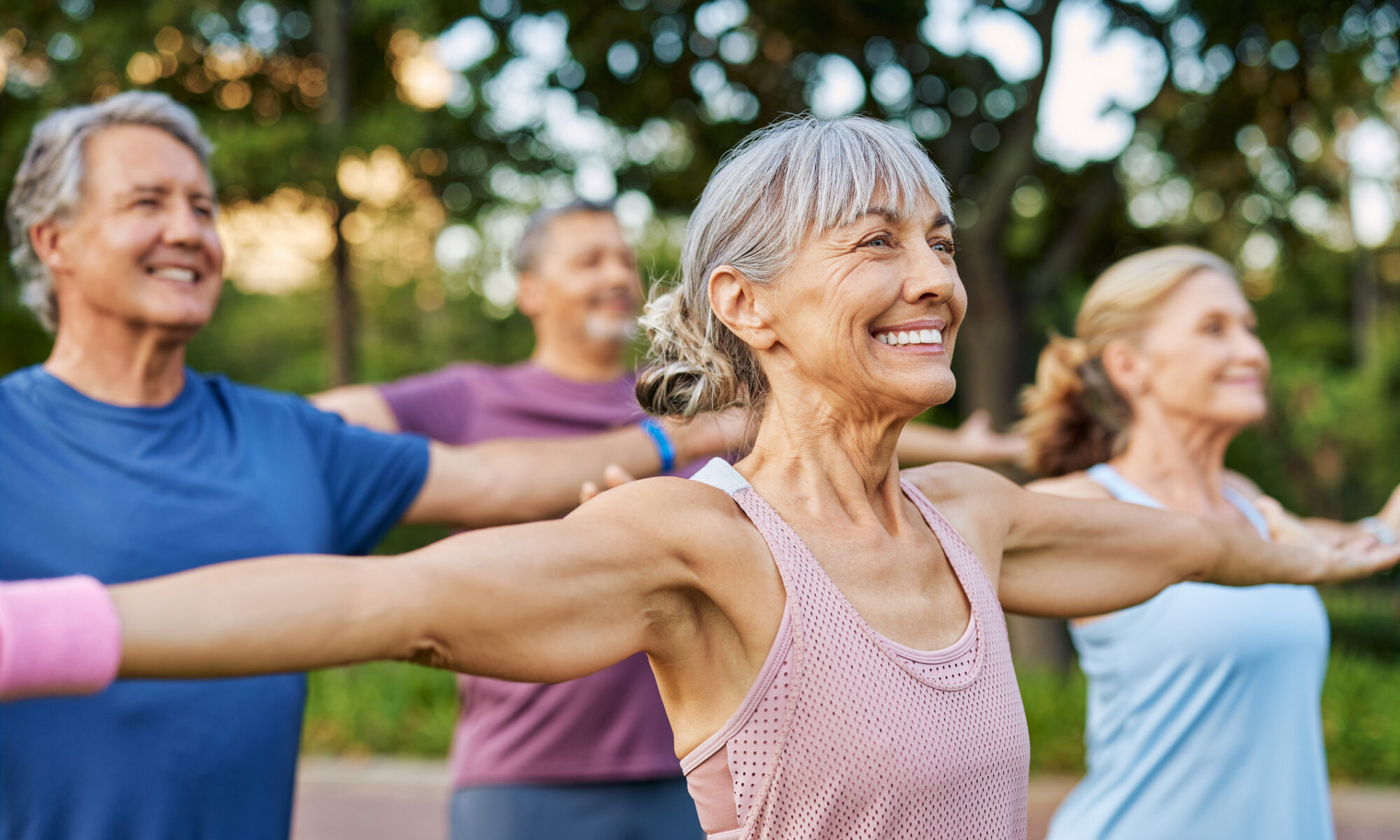 Low-impact exercise for seniors helps older adults stay fit without stressing their joints