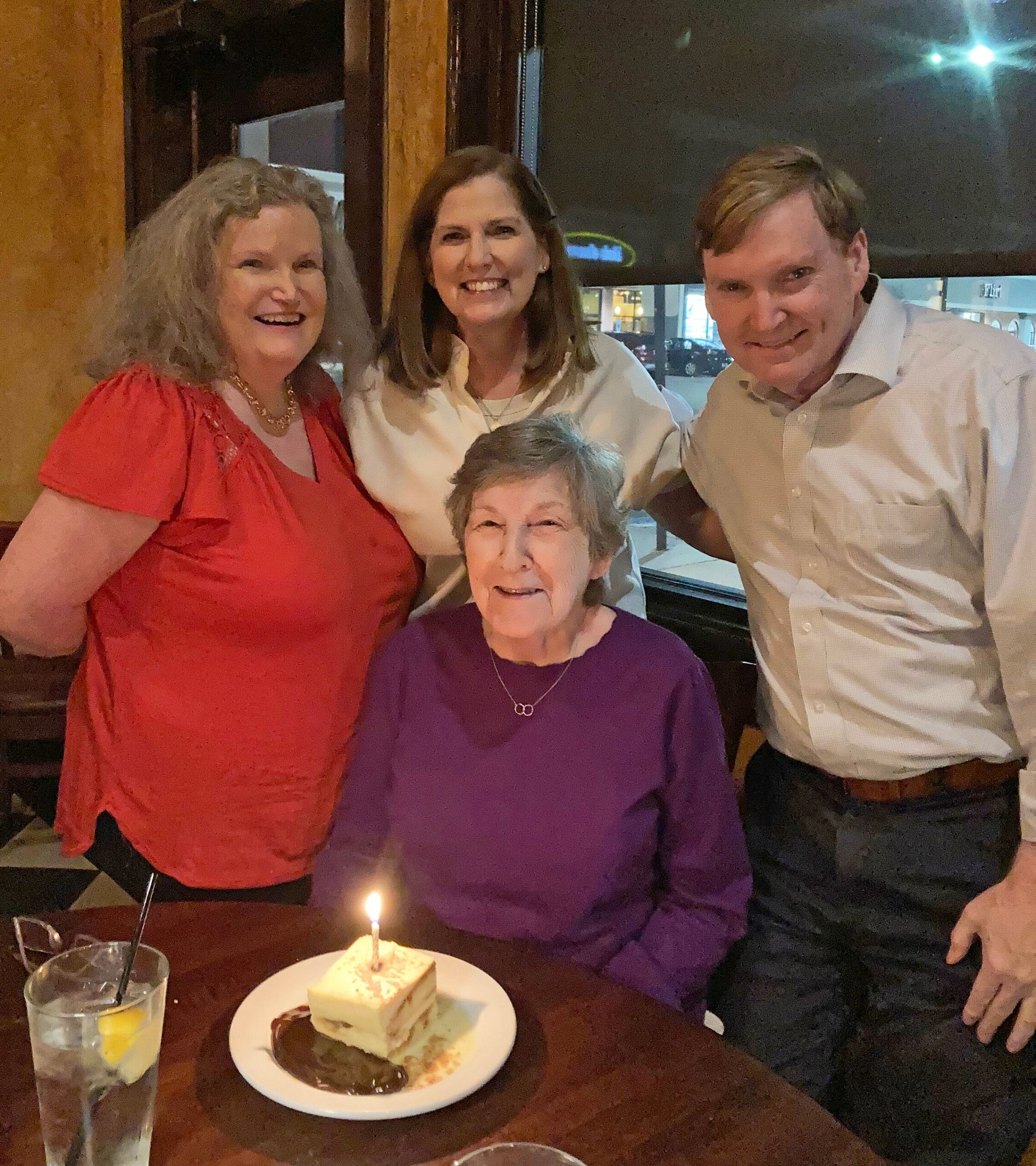 seniors celebrating a birthday