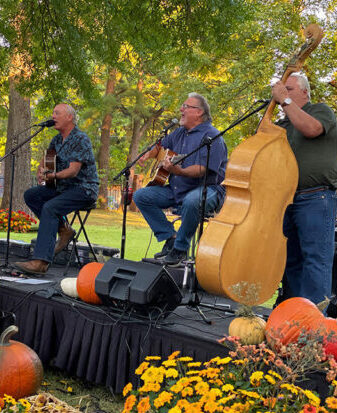 men playing in folk band